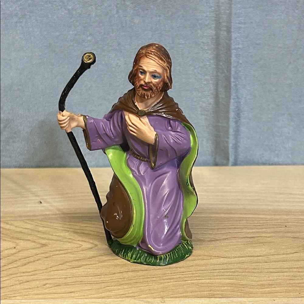 Antique Nativity Scene Made in Italy - Joseph 4 inches